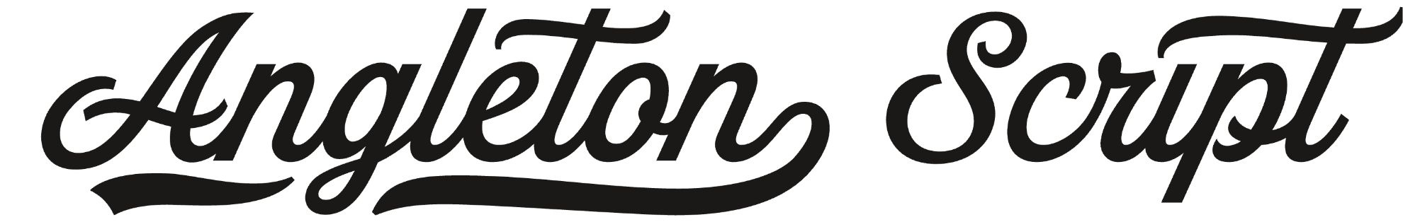 Angleton Script | Font from Mans Greback