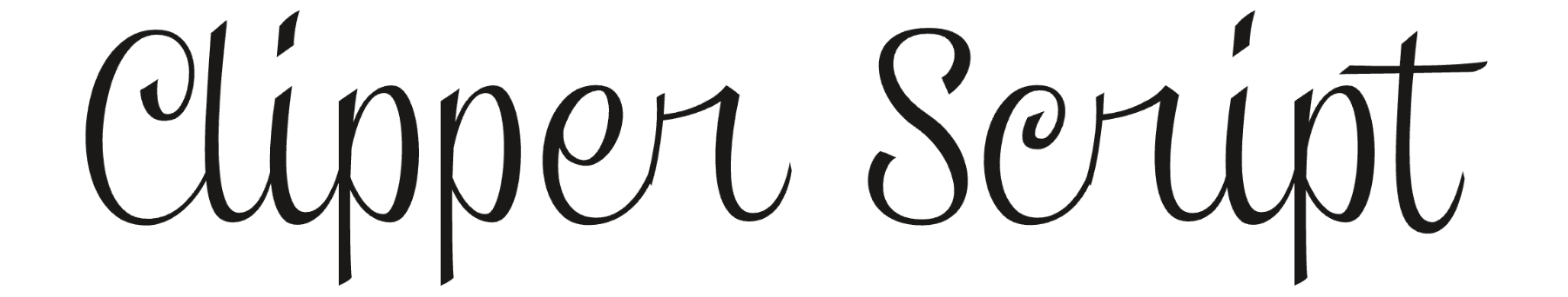La Clipper Script Clipper Script | Font from Mans Greback